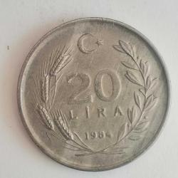 TÜRKİYE  1984    20  LİRA