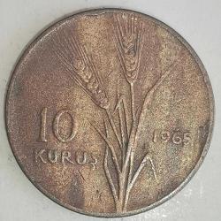 TÜRKİYE    1965     10   KURUŞ