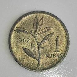 TÜRKİYE    1962    1  KURUŞ