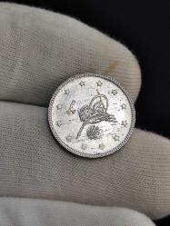 Sultan Reşat 1327/7 Gümüş 2 Kuruş Çil Nadir