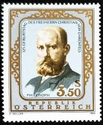 +++ AVUSTURYA FİLOZOF CHRISTIAN von EHRENFELS'in DOĞUMUNUN 125.YILI       1984    - DAMGASIZ