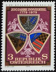 +++ AVUSTURYA INNVIERTEL BÖLGESİNİN AVUSTURYA'ya BAĞLANMASININ 200.YILI       1979    - DAMGASIZ