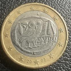 Yunanistan 1 Euro 2002