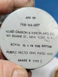 K92---AMERİKA ÜRETİMİ TENEKE KUTUSUNDA DAKTİLO ŞERİDİ