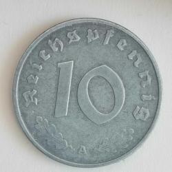 NAZİ ALMANYASI  1943 A  10 PFENNIG