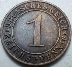 Almanya 1935 1 Reichspfennig Üçüncü Reich Bronz