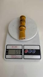 OSMANLI DÖNEMİ AFYONİŞİ AĞIZLIL GÜMÜŞ KEHRİBAR