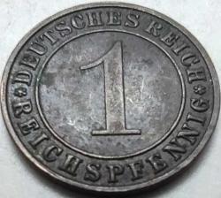Almanya 1935 F 1 Reichspfennig Üçüncü Reich Bronz