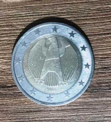 2 EURO  2002  SERİSİ YILI (ALMANYA) (RESİMDEKİ ÜRÜN GÖNDERİLECEKTİR) (350)