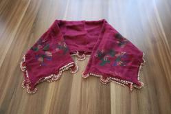 KIRMIZI İĞNE OYASI - 70 X 70 CM