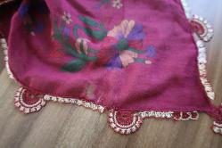 KIRMIZI İĞNE OYASI - 70 X 70 CM