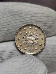 Sultan Reşat 1327/2 Gümüş 1 Kuruş Çil