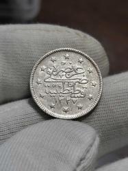 Sultan Reşat 1327/2 Gümüş 2 Kuruş Çil