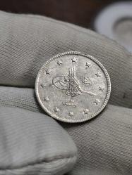 Sultan Reşat 1327/2 Gümüş 2 Kuruş Çil