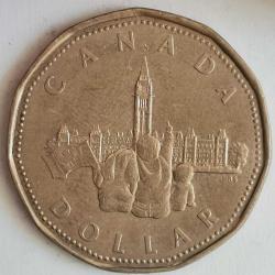 KANADA  1992    1  DOLAR  HATIRA  Kanada'nın 125. Yıl Dönümü - Parlamento