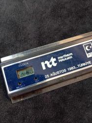 Netaş, Northern Telecom ve PTT logolu 1983 yılından cetvel çalışıp çalışmadığı denenmedi.