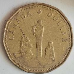 KANADA   1995     1  DOLAR    HATIRA  Barışı Koruma Anıtı Ottawa