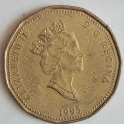 KANADA   1995     1  DOLAR    HATIRA  Barışı Koruma Anıtı Ottawa