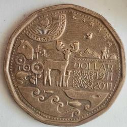 KANADA  2011     1  DOLAR  HATIRA  Kanada Parks'ın 100. Yıldönümü