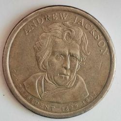 AMERİKA    2008 D      1  DOLAR    HATIRA  Başkanlık 1 $ Bozuk Para - Andrew Jackson (1829-1837)
