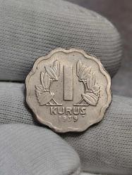1939 Yılı 1 Kuruş Çil