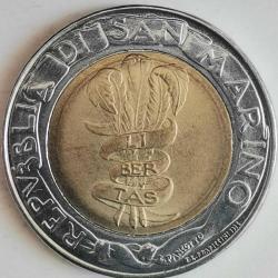 SAN MARINO  1995   500  LİRA