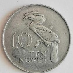 ZAMBİYA  1968   10  NGWEE