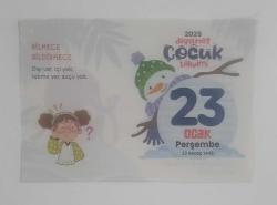 2025 Diyanet Çocuk Takvimi - 23 Ocak 2025