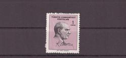 1965 Atatürk Portreli Sürekli Posta Pulları ''2368 Nolu Valör'' Damgasız Pul - TD203