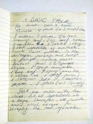 Adile NAŞİT kapaklı. Hürriyet Çocuk Kulübü - Defter (İçi yazılı)