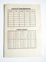 Adile NAŞİT kapaklı. Hürriyet Çocuk Kulübü - Defter (İçi yazılı)