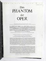 The Phantom of the Oper - Cd. broşür. afiş / 1992