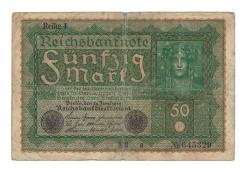 Almanya 50 Reichs Mark 1919 Seri 1 (Reihe 1) ÇT YKP8362