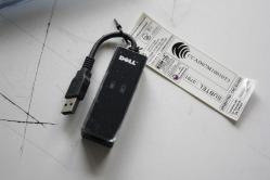 NW147  Dell Conexant için Orijinal Faks Modem Telefon Hattı  Harici 56K USB  SIFIR URUNDUR  (TEKNIK MAVI KUTU