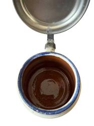 Antika Alman Bavyera Desenli Bira Bardağı TANKART