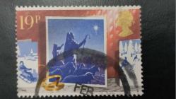 LOT.15 » 1988 YILI İNGİLTERE NOEL  DAMGALI ŞARNİYERSİZ