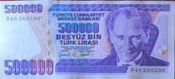7.Emisyon 500 Bin Türk Lirası çil Kondüsyondadır