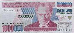 7.Emisyon 1 Milyon Türk Lirası çil Kondüsyondadır