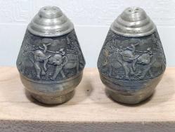 K118----TAYLAND HATIRASI ZİN METAL TUZLUK BİBERLİK