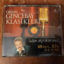 ORHAN GENCEBAY KLASİKLERİ - SİZİN SEÇTİKLERİNİZ -  2 CD  - ORJINAL BANDROLLU