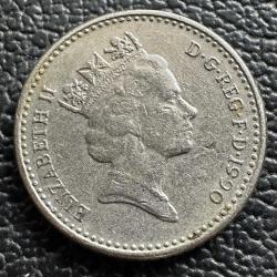 Birleşik Krallık 5 Pence 1990. İngiltere .