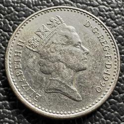 Birleşik Krallık 5 Pence 1990. İngiltere .