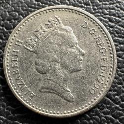 Birleşik Krallık 5 Pence 1990. İngiltere .