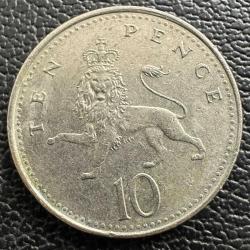 Birleşik Krallık 10 Pence 1997. İngiltere .