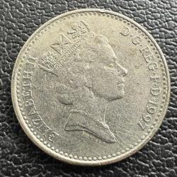 Birleşik Krallık 10 Pence 1997. İngiltere .