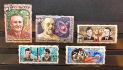 RUSYA SSCB UZAY TEMALI DAMGALI PULLAR M101