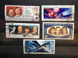 RUSYA SSCB UZAY TEMALI DAMGALI PULLAR M102