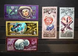 RUSYA SSCB UZAY TEMALI DAMGALI PULLAR M103