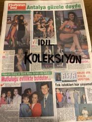 HAFTANIN SESİ GAZETESİ - DOĞUM GÜNÜ HEDİYESİ (TURKİSH - NEWSPAPER) - 5 HAZİRAN 1992 - SAYI : 23 - TAM TAKIM 12 SAYFADIR -Fatma Girik-Memduh Ün-Yazgülü Aldoğan-Suna Yıldızoğlu-Sibel Gökçe-Regine Bac-Petra von Hellens-Raffaella Esposito-Spanelis Cosmina-Funda Barın-Sami Aksu-Meltem-Sibel Girayalp-Hüseyin Emre-Hazal-İrfan Alyanak-Mehmet Budak-Süleyman Demirel-Rüştü Saraçoğlu-Tansu Çiller-Mesut Yılmaz-Erdal İnönü-Deniz Baykal-Tanju Acar-Müjde Ar-Ajda Pekkan-Nükhet Duru-Leyla Alaton-Thomas Calabrese-Morgan Fairchild-Engelbert Humperdinck-Kevin Douglas-Jim Sheridan-Daniel Day Lewis-Christy Brown-Atıf Yılmaz-Tarık Akan-Kemal Sönmez-Zeyyat Selimoğlu-Nina Ricci-Jean Louis Scherrer-Kadir İnanır-Tülay Bilginer-Deniz Som-Marcel Marceau-Erdinç Dinçer-Vecihi Ofluoğlu-Taner Barlas-Filiz Akın-Gönül Yazar-Cem Karaca-Fikret Türkyılmaz-Cahit Berkay-Uğur Dikmen-Hayko-Ayşel Gürel-Zeynep Talu-Ülkü Aker-Tracy Chapman-Joan Baez-Joni Mitchell-Reyman Nilhan Eray-Tolga Aşkıner-Pelin Körmükçü-Hazım Körmükçü-Aytaç