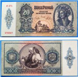 Macaristan 20 pengo 1941 Çil